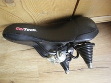 VELO GELTECH Sattel Fahrradsattel Sitz Saddle unisex schwarz