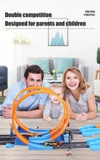 Stunt Geschwindigkeit Doppel Auto Räder Modell Spielzeug Für Kinder Racing Track