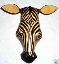 Maske Holz geschnitzt Elefant