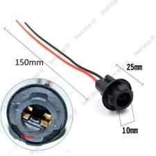 2x W5W T10 Gummi Glassockel