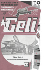 Kartonmodell Fiat G 91 1:33