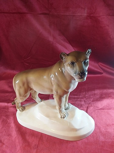 Löwe figur skulptur - skulptur, porzellan