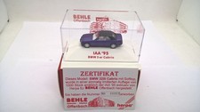 Herpa BMW 325i Cabrio E36 gesch. lilametallic IAA ´95 Behle Offenbach PC-OVP (88