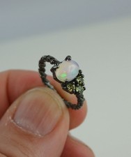 Edelstein Ring Größe 53 Opal