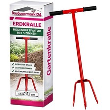 Erdkralle Stahl 5 Zinken