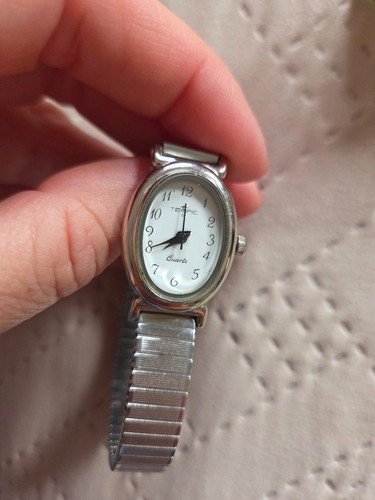 Damen tempic quarzuhr silber - damen,