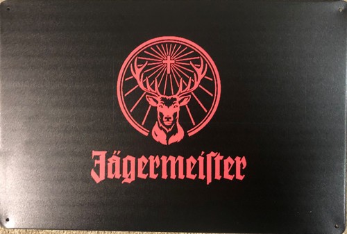 Jägermeister blechschild - jägermeister,