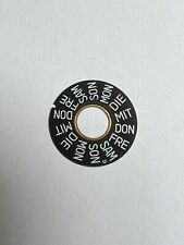 NOS LEMANIA 5100 / OMEGA 1045 - TEIL/PART  2561 - TAGESSCHEIBE - DAY DISC BLACK