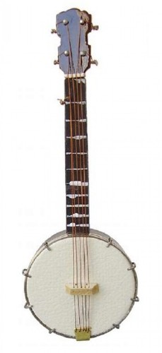 Puppenstube miniatur banjo - -,