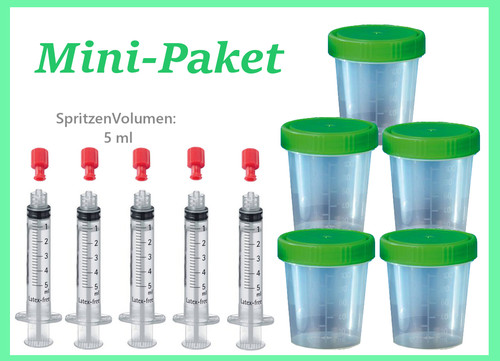 Mini paket zur - mini-paket, bechermethode