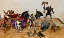 Vintage Gargoyles Actionfiguren Set - 5 Figuren, 1 Fahrzeug, Zubehör 1995 Kenner
