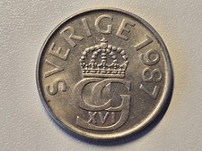 Schweden 5 Kronen 1987 Umlauf 