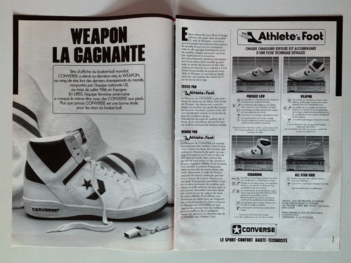 Werbung 80er jahre sneaker - -,