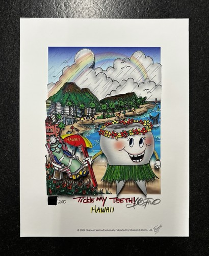 Charles fazzino original 3d - original,