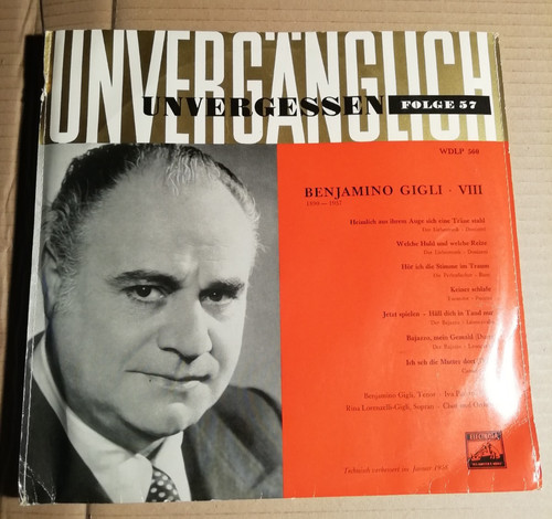Benjamino gigli - benjamino,