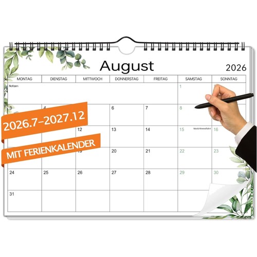 Wandkalender 2026 2027 - wandkalender, 2026/2027,