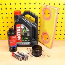Serviceset Wartungskit Inspektion Motul 15W50 Für: Aprilia Dorsoduro 750 08-16