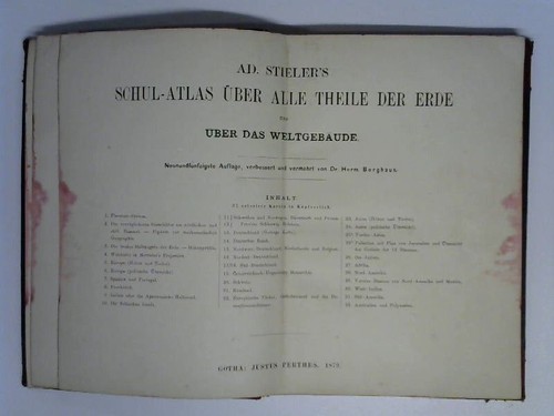 Stieler schulatlas über - ad.,
