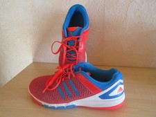 adidas Turnschuhe Courtblast Pro Hallenschuhe rot-blau US 6, FR 38 2/3 TOP