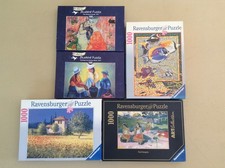 Puzzle Konvolut, 5x je 1000 Teile Ravensburger/ Bluebird ?