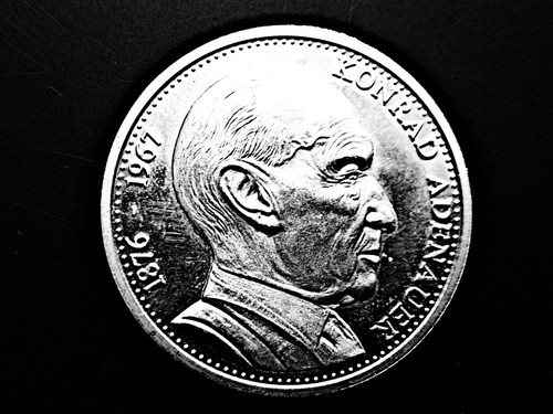 Medaille konrad adenauer - "konrad, adenauer"