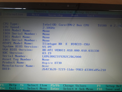 Acer aspire 8730g - acer,
