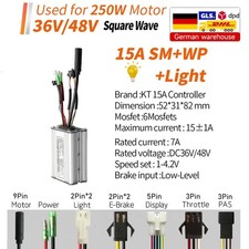 Ebike 36V/48V 15A KT Square