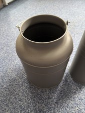 2x Blumentopf aus Metall - Milchkanne Übertopf - Pflanzentopf Von Ikea Socker