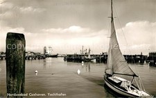 Cuxhaven Nordseebad Yachthafen Segelboot