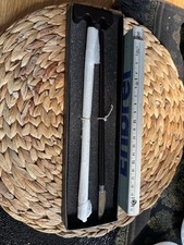 Brillibrum 2 Paar Sushi Essstäbchen, Ebenholz mit 925er Sterling Messer & Gabel