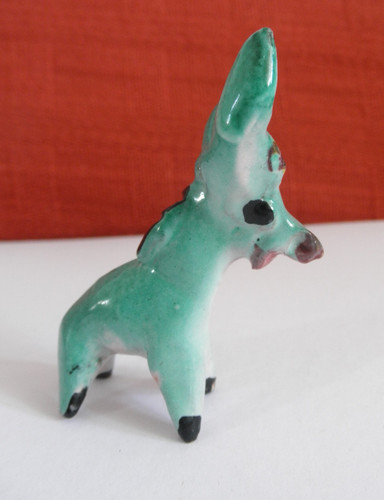 Eselsfigur aus keramik - eselsfigur,