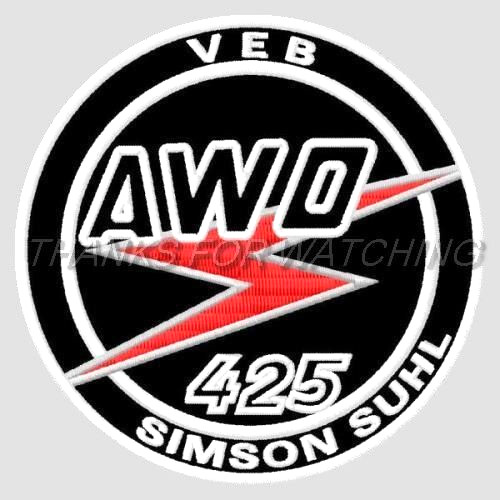 Large awo 425 - awo, embroidered