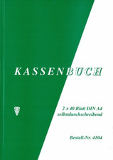 Kassenbuch A4 2x40BL PVP Penig