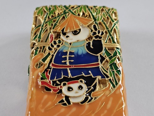 Ninja panda goldene - panda,