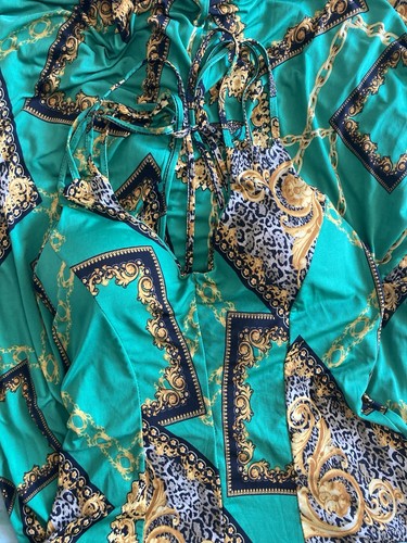 Maxikleid lang hellgrün gold - hellgrün,