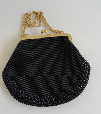 Vintage Abendtasche schwarze