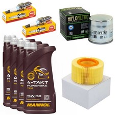 Öl Ölfilter Zündkerze 4L Set Wartung Luftfilter für BMW R 1100 GS 850 1150 93-05