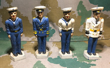 DDR NVA Marine Soldaten PGH Effelder Markung Spielzeug Figuren Gummi Konvolut