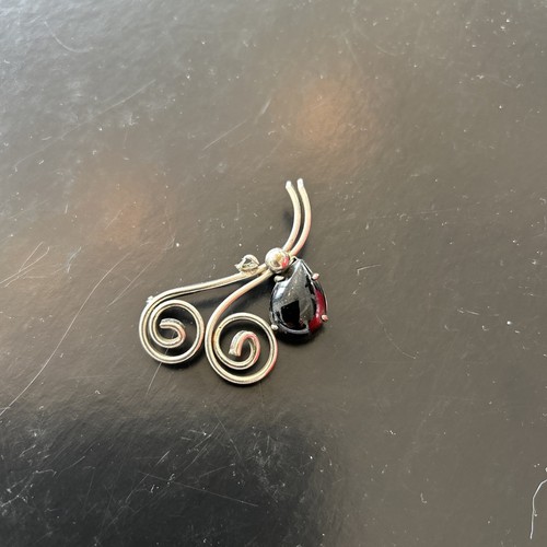 Vintage antikbrosche silber - vintage,
