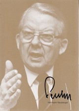 Autogramm - Hermann Neuberger