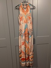 Kleid Neckholder Beige Afrika S