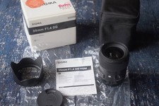 Sigma Art 35mm f=1,4 für Canon EF Mount - sehr gepflegt mit OVP
