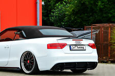 Heckansatz Heckdiffusor aus ABS passend für Audi A5 B8 mit S-Line Diffusor