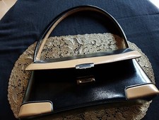 Tasche++elegant + Schwarz/Beige**  Franck Lin Paris**35 cmx 9 cmx16 cm+Top !Neu 