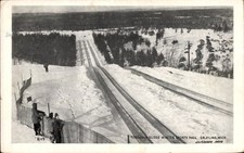 PC Grayling Michigan USA, Toboggan slides winter Sports park - 4862491