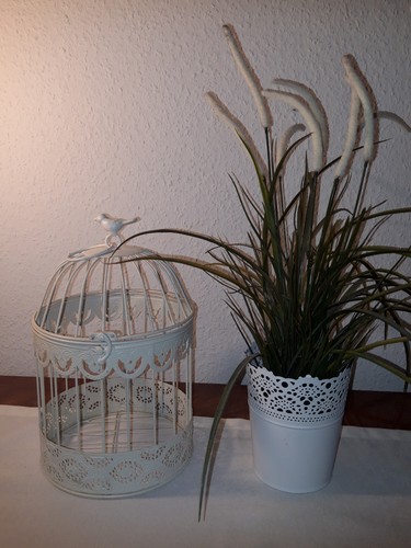 Shabby vogelkäfig plus - shabby,