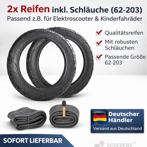 2xreifen 2xschlauch zoll - 2xreifen,