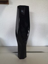 Zaha Hadid Rosenthal Studio-Line Floor Vase Weave XL 44cm Porzellan Schwarz