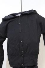 Dorothee Schumacher Cardigan Schwarz Gr.36-38 Wolle Kragen Gebraucht