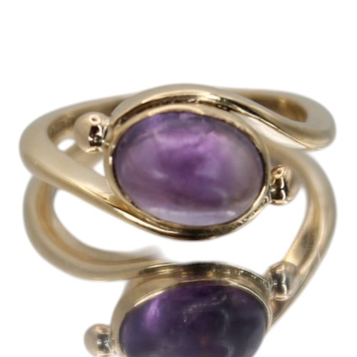 Gold amethyst ring gelb - ring, kt